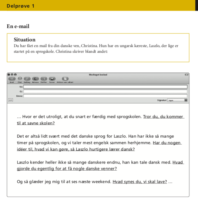 Delprøve 1 from May, 2020